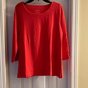 Talbots Scoop Neck Long Tee